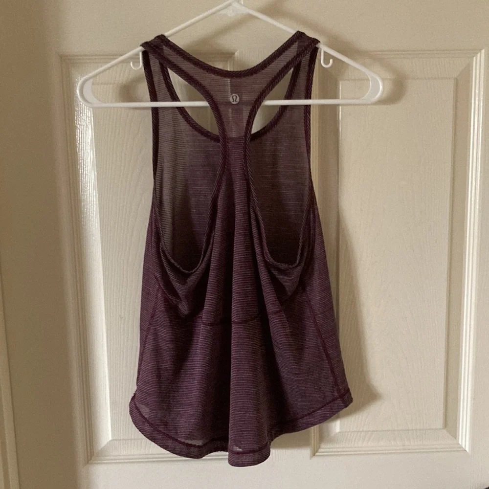 NEW LULULEMON Long Distance Tank Top *Textured Mesh SE Racerback Size 4 NWOT